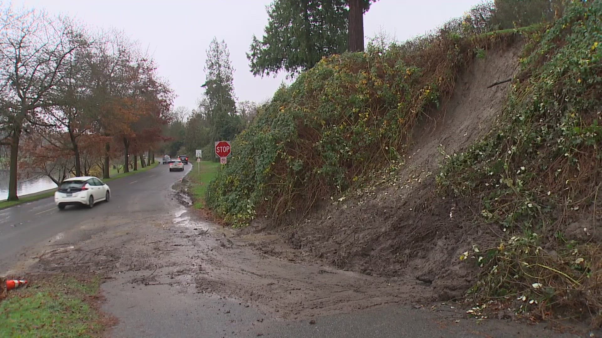 In addition to flooding, there's a high risk for landslides in Western Washington. In the city of Seattle, we've experienced a couple of small slides.