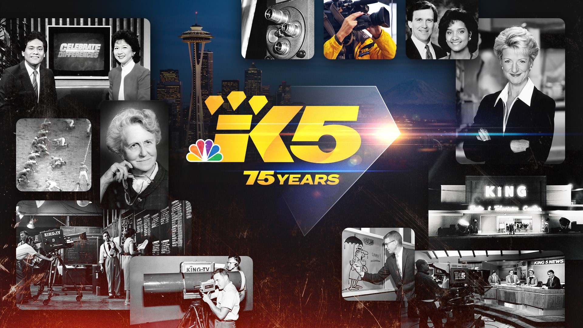 This November, KING 5 celebrates 75 years of broadcasting. It was the first TV station in Washington state.