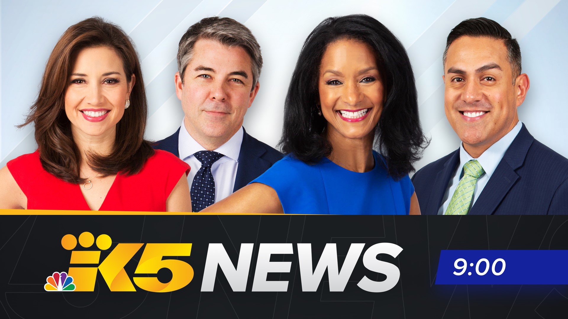 The KING 5 News Team presents the day's major news events, local sports updates, and weather forecast.